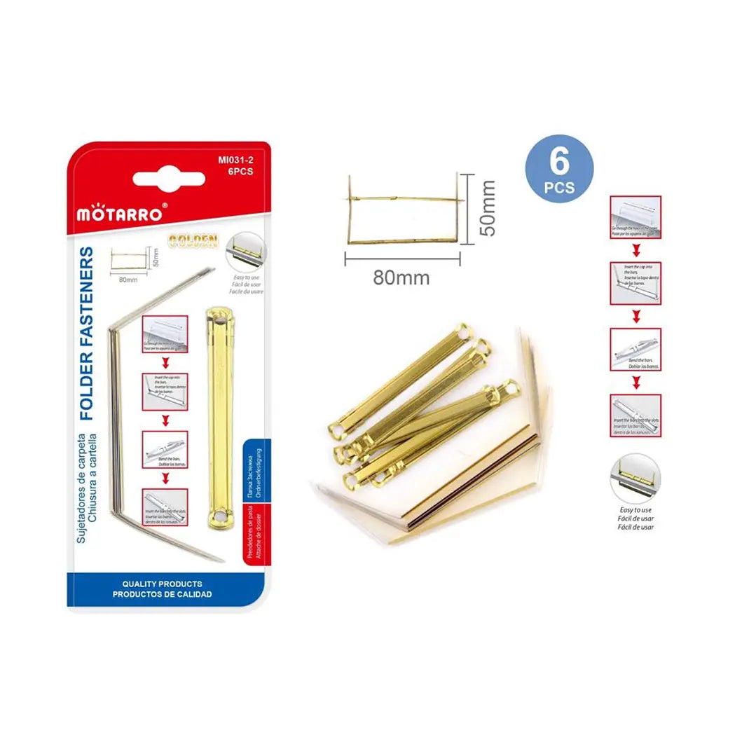 clip metalico 6 unidades