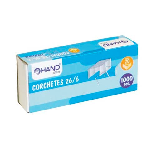 Corchetes hand 26/6 1000 unidades