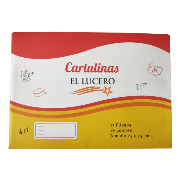 Carpeta cartulina de colores