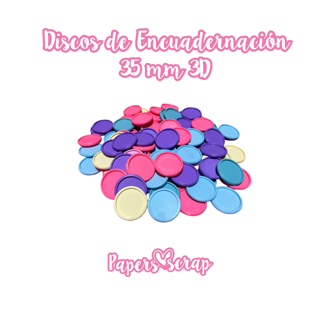 Discos de Encuadernación 3D