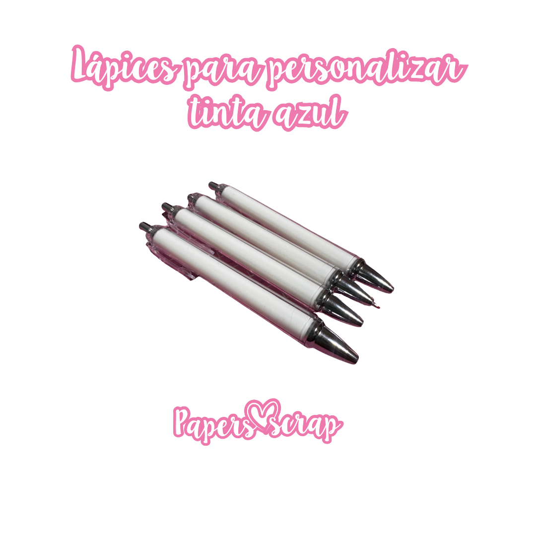 Lápices para personalizar cuerpo completo tinta azul
