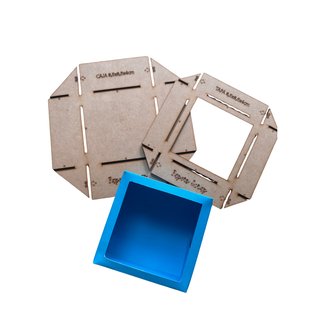 Molde caja con tapa 8,5x8,5x4cm