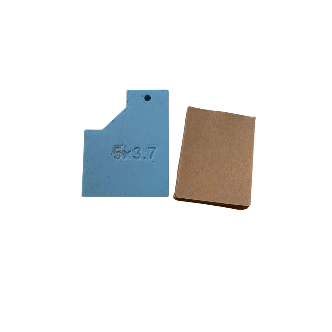 Regla para cortar hojas 5x3,7cm