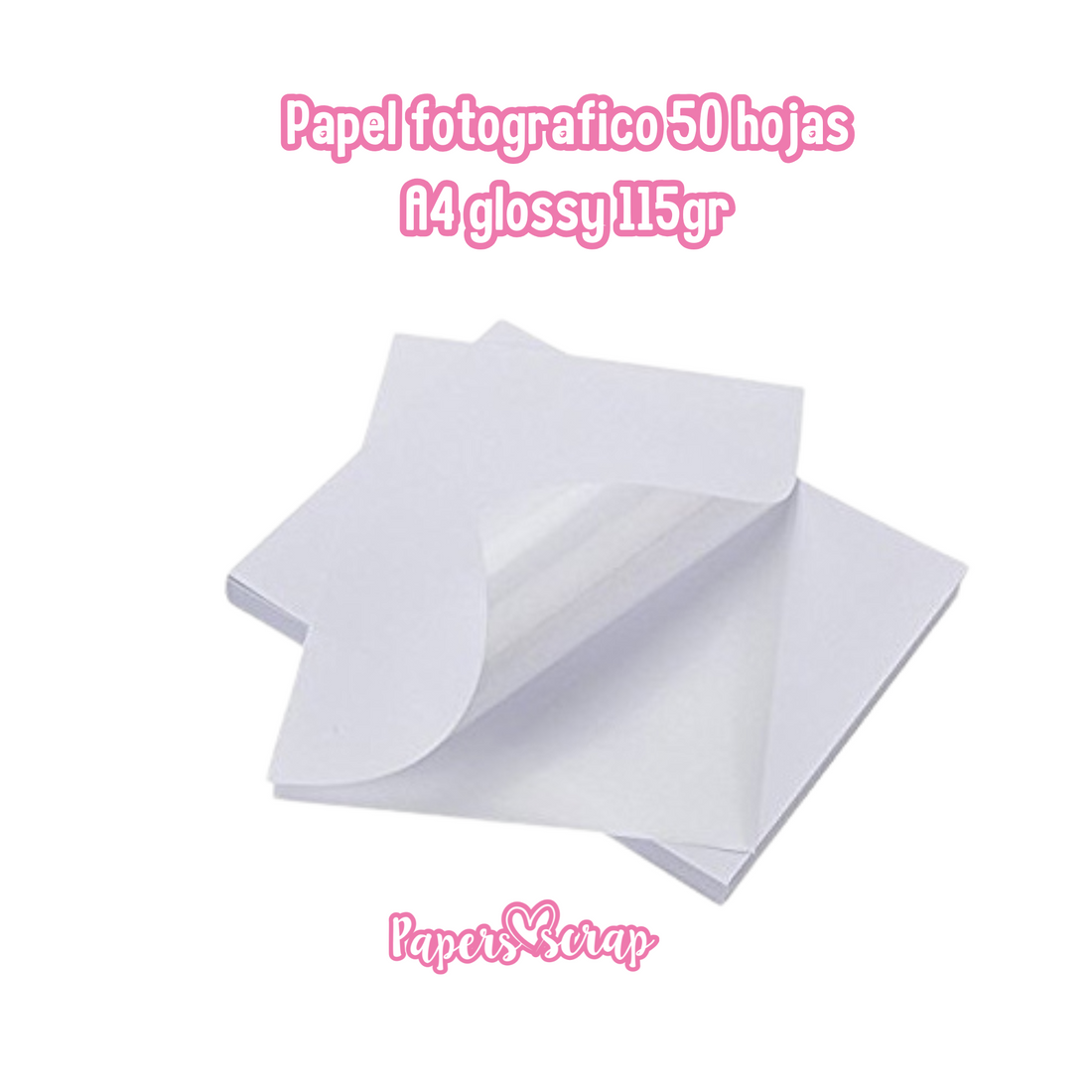 Fotografico Adhesivo 115gr A4 50 hojas