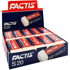 Caja goma de borrar S20 Factis