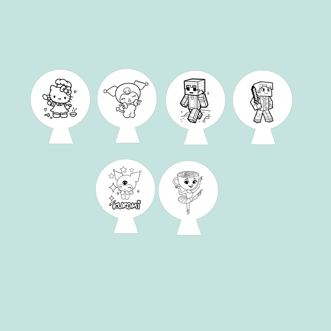 Bases para paletas mdf para pintar 20cm