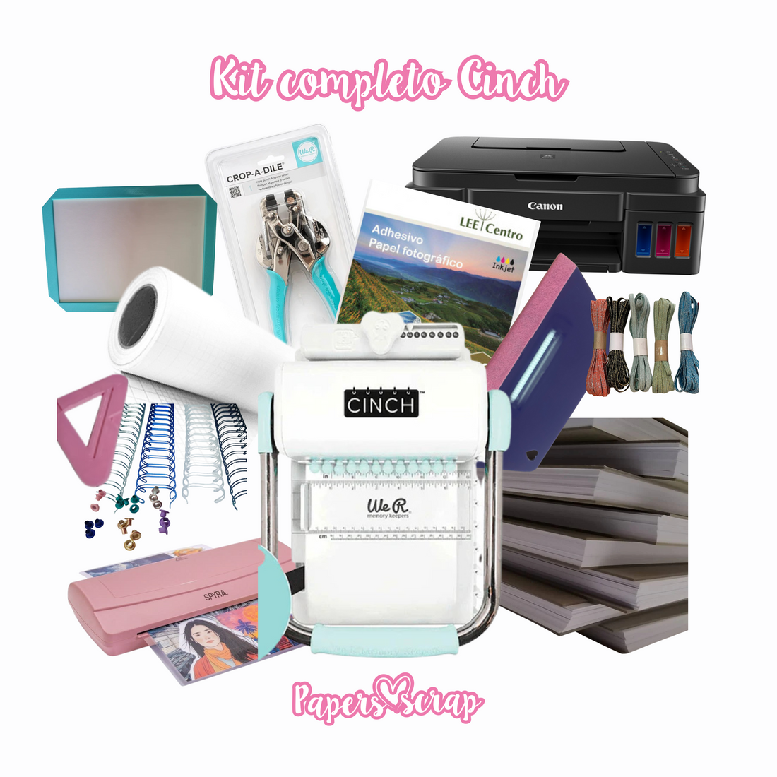 Kit completo Cinch perforación redonda