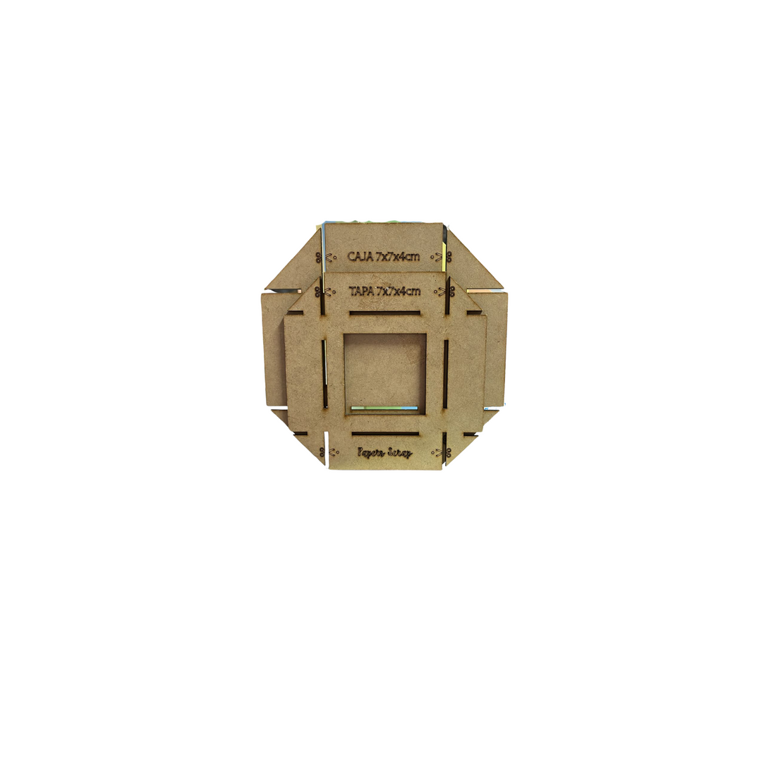 Molde caja 7x7x4 cm