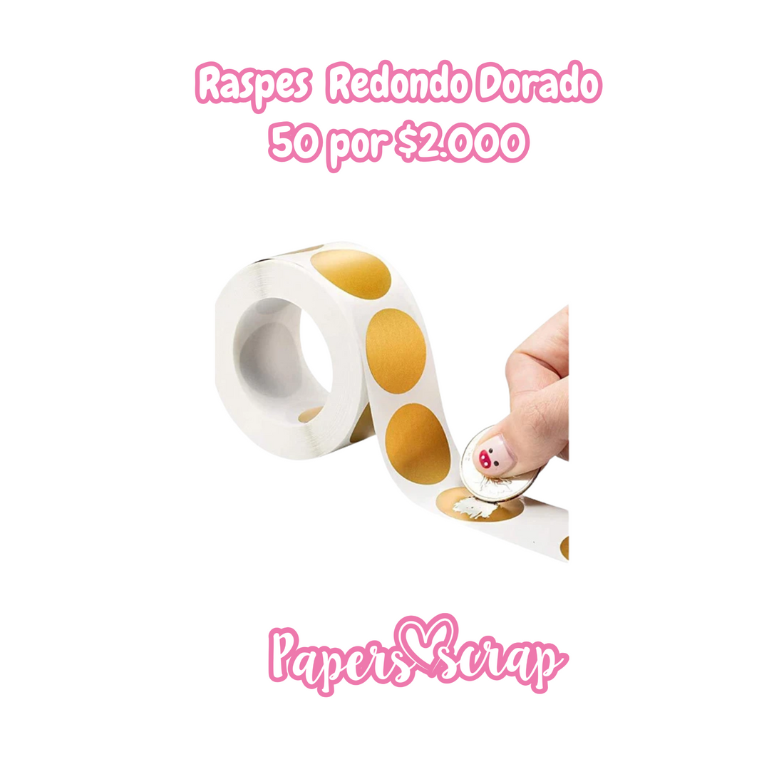 raspe 50 unidades $2.000