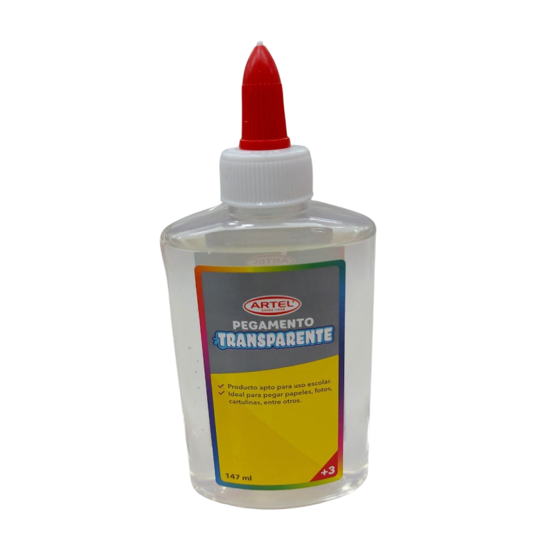 Pegamento Transparente Escolar 147ml. Artel