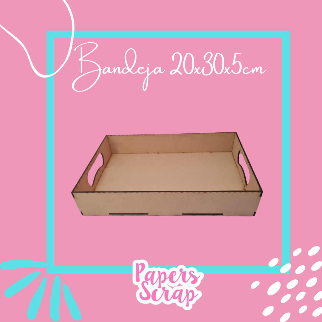 Bandeja 20x30x5cm