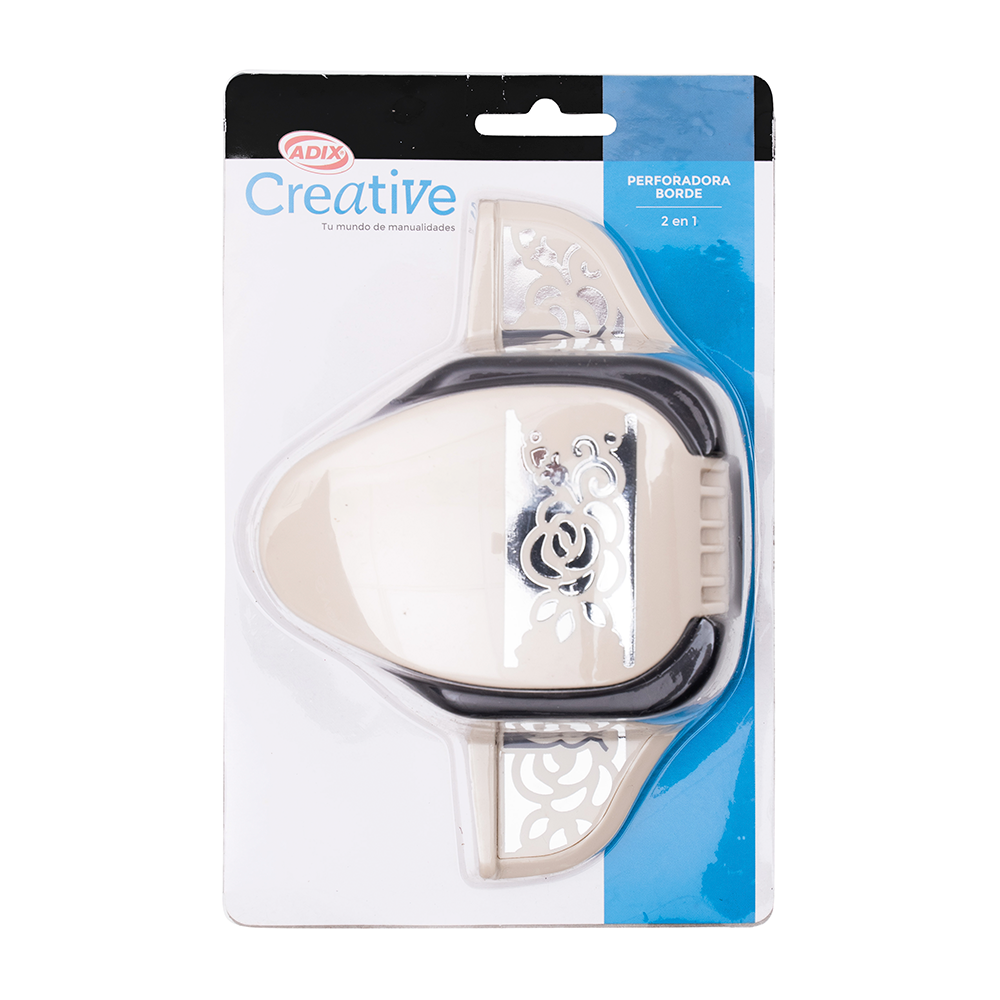 Perforadora Borde 2 en 1 Rosa Adix