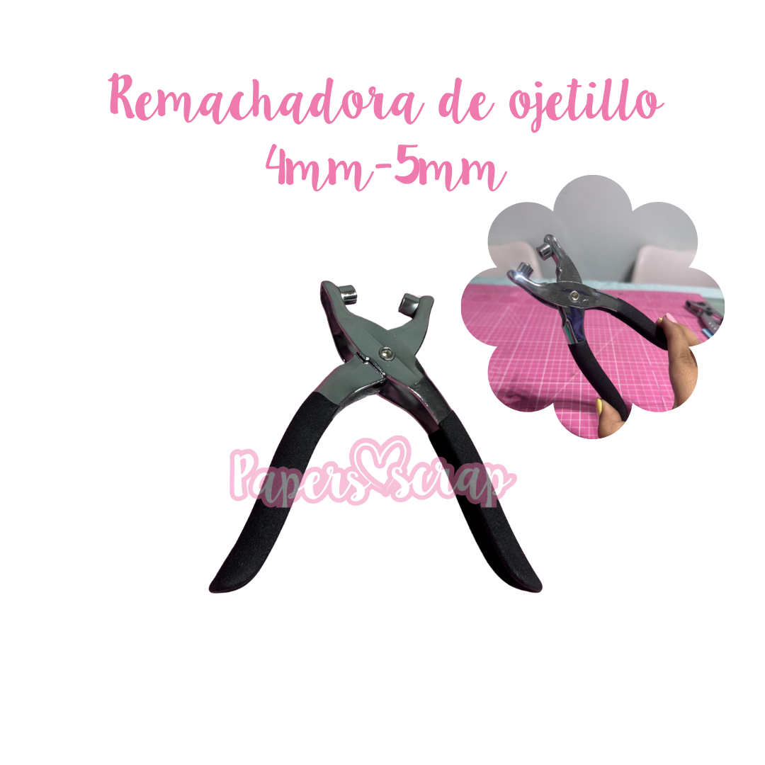Remachadora de ojetillos 4mm