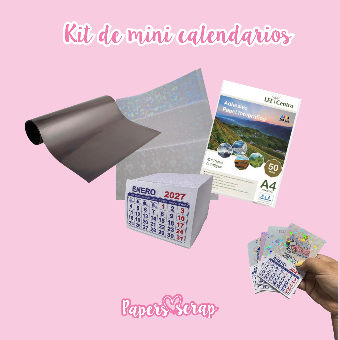 Kit de mini calendarios