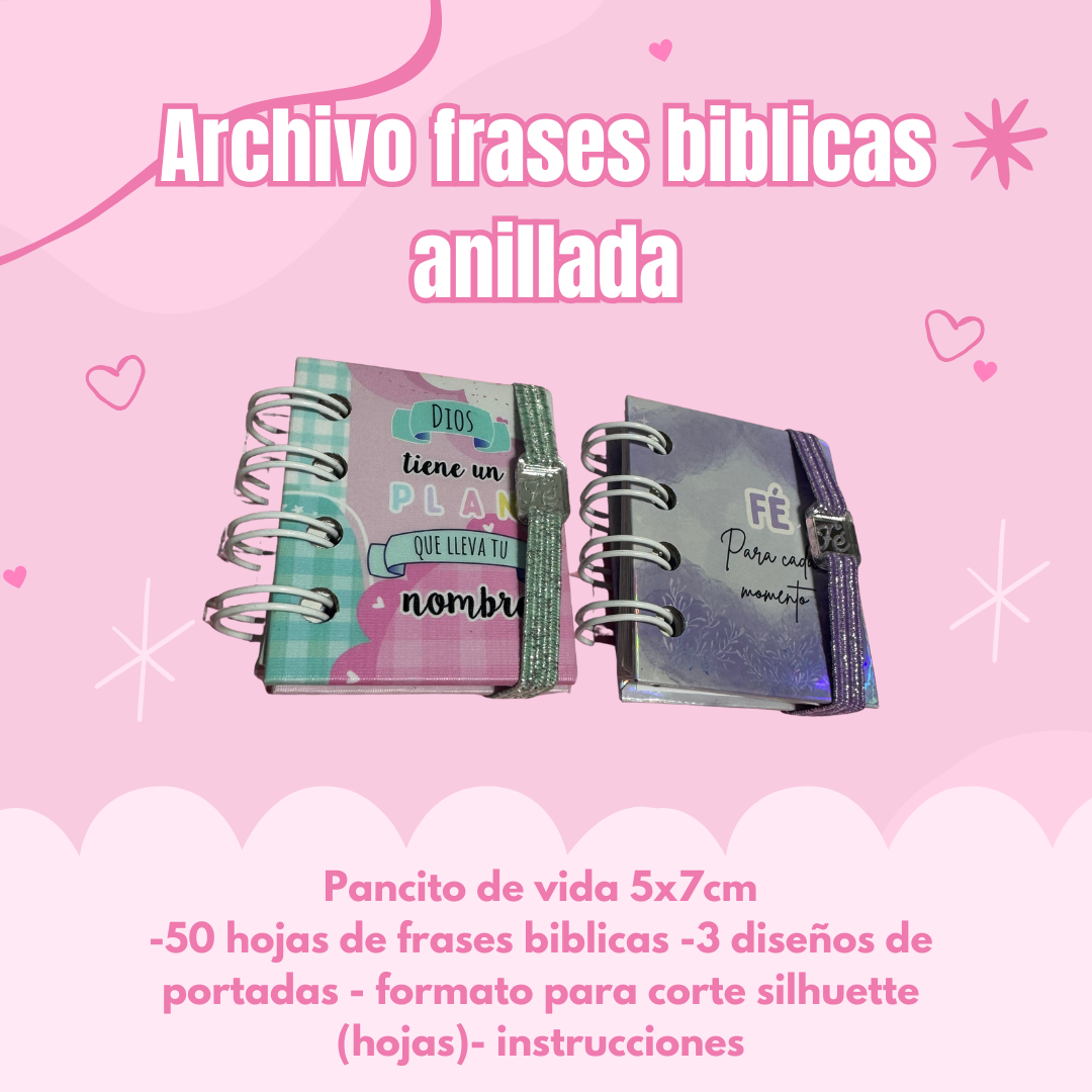 Archivo digital pancito de vida 5x6cm anillado