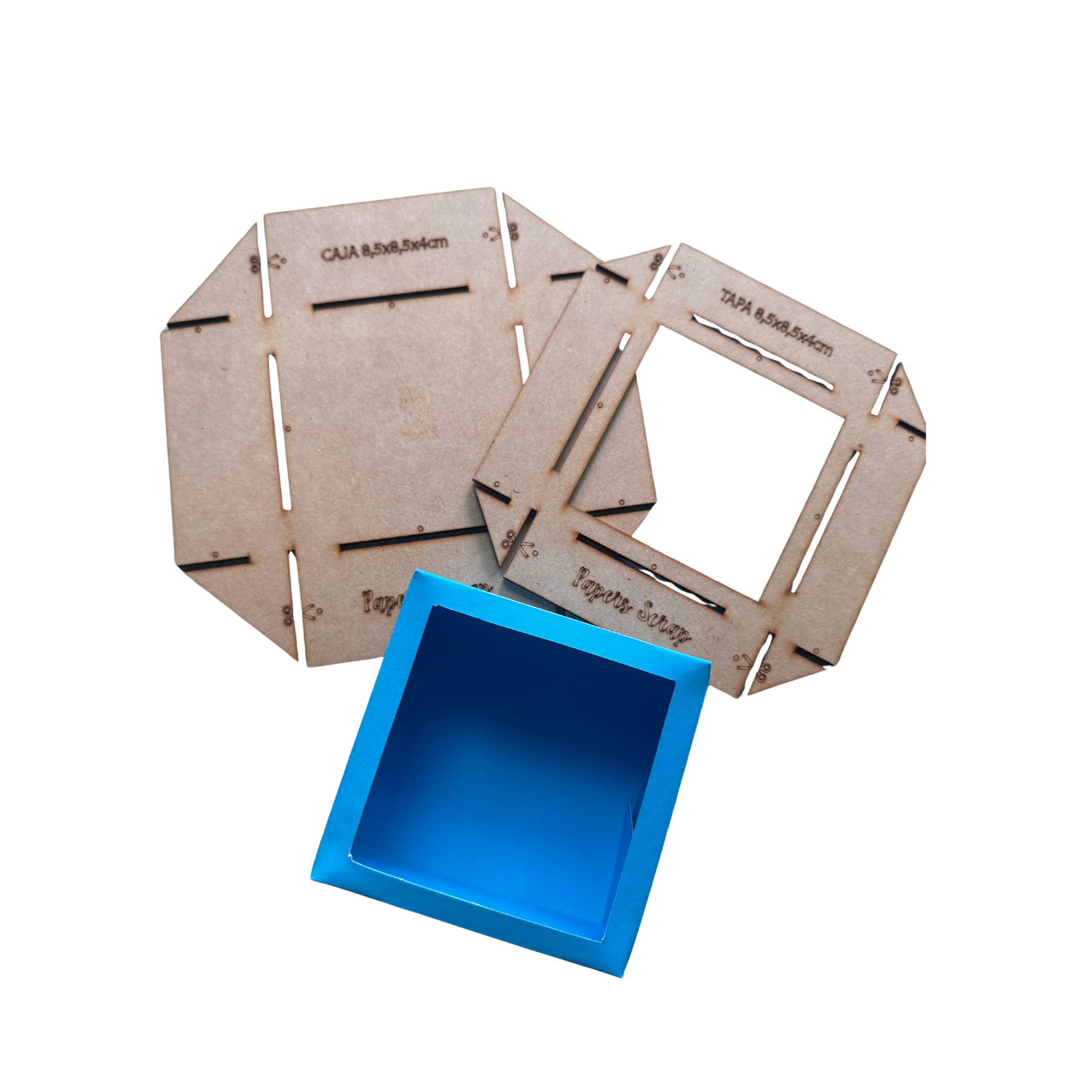 Molde caja con tapa 8,5x8,5x4cm