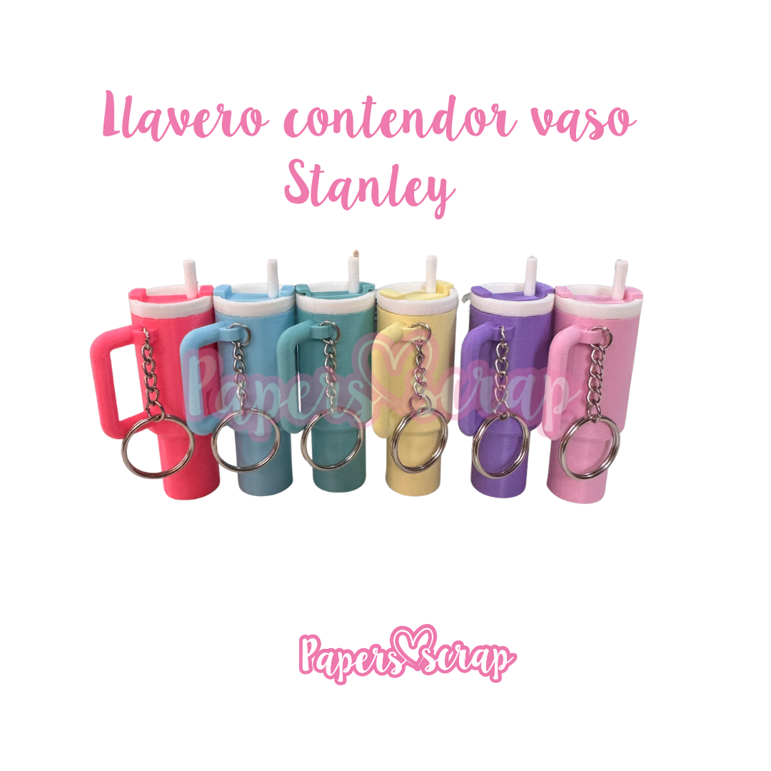 Llavero contenedor mini termo Stanley