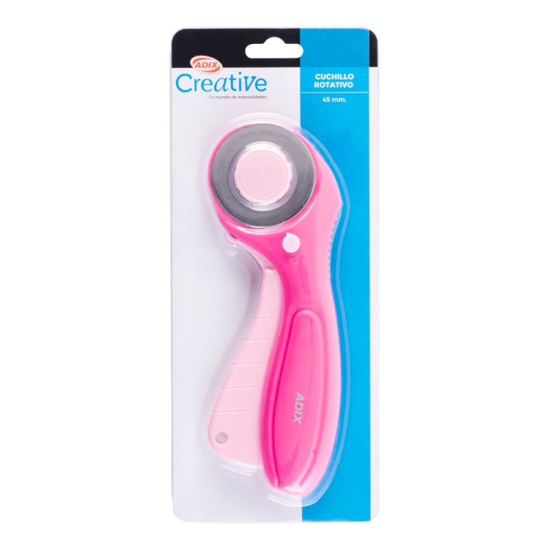 Cuchillo rotatorio creative rosa