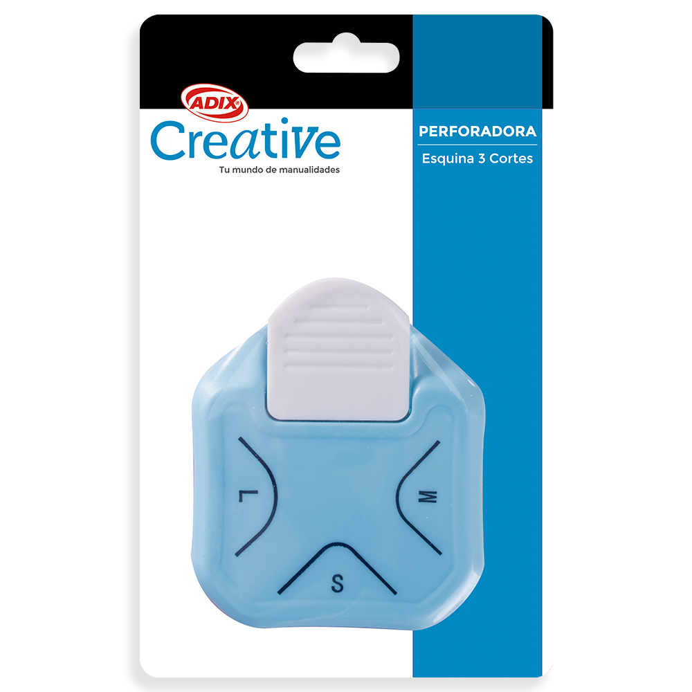 Perforadora de esquinas redondeadas adix