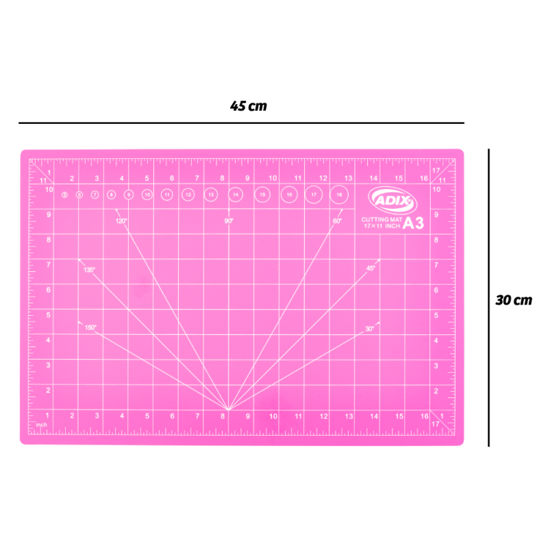 Plancha salvacorte tamaño A3 Adix Rosa